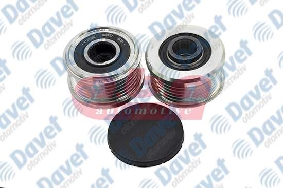 ABA 25400062 Alternator Kasnagi [Rulmanli] Partner P206 P307 P308 1.6hdi C2 C3 C3 Picasso Berlingo Ii Dv6 [1.6hdi 16v] [Ina Tip] [59*54.2*38.3]